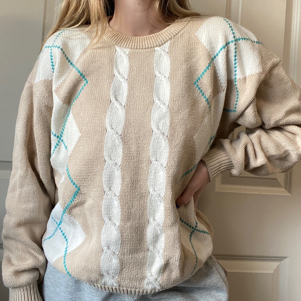 Christian Dior Argyle Sweater